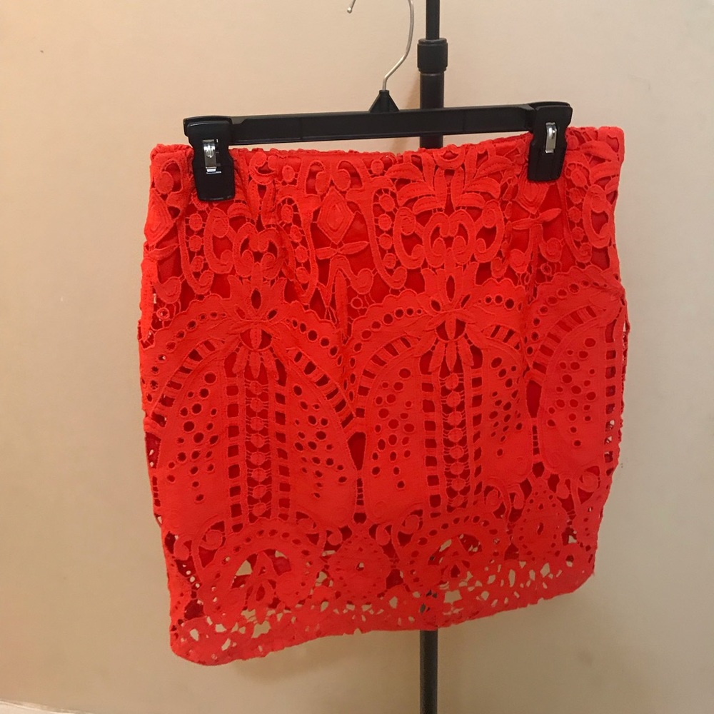 Orange skirt